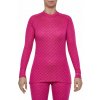 Dámske funkčné tričko zip merino XTREME Thermowave ružová
