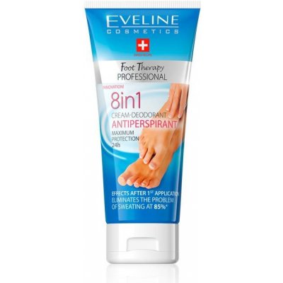 Eveline Foot Therapy 8v1 krém-dezodorant na nohy 100 ml