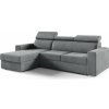 Signal Rohová rozkladacia sedacia súprava ADELA Sivá Ľavá