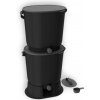 Multikraft na domáce kompostovanie Bokashi Organko Essential black 15,3 l dvojbalenie