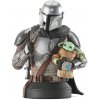 Gentle Giant - Star Wars The Mandalorian With Grogu 16 Scale Px Bust DEC219397