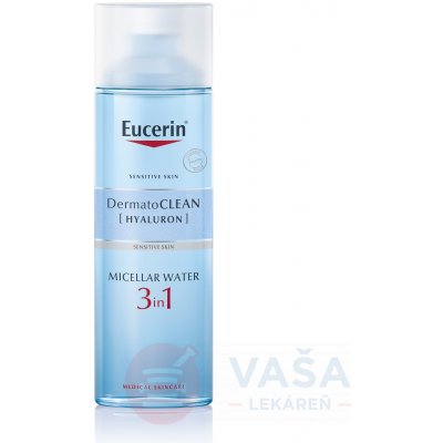 Eucerin DermatoClean Hyaluron Micelárna voda 3v1 citlivá pleť 200 ml