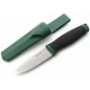 Ganzo Knife G806-GB nôž do prírody 9,8 cm, čierno-zelená, TPR, plastové puzdro