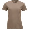 CLIQUE Tričko New Classic-T Women, krátký rukáv, dámské COT679361asz01-caffe latte S Latte