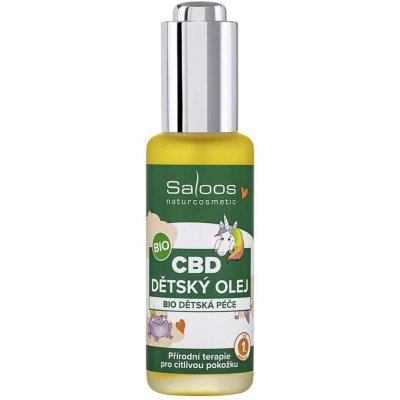 CBD Bio detský olej Saloos Obsah: 50 ml