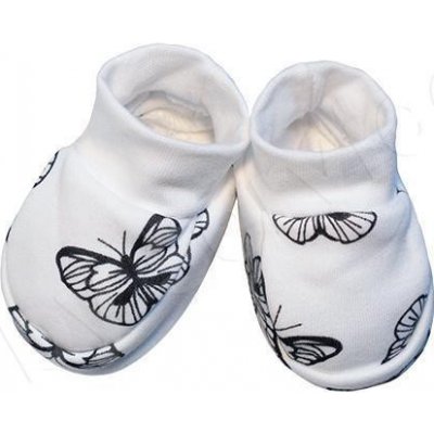 Baby Service dojčenské bavlnené capáčky Motýliky