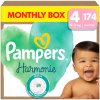 Pampers Harmonie mesačné balenie plienok 9-14kg Maxi 4 (174ks) Pampers