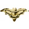 PartyDeco Papierové taniere Batman zlaté 37,5 x 18,5 cm