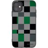 Picasee silikónový čierny obal pre Apple iPhone 11 - Block Grid