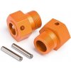 HPI Unašeč kola ALU 24x27 mm oranžová 2 ks (HPI87495)