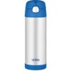 Thermos termoska so slamkou Modrá , 470ml