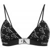 Dámska podprsenka Calvin Klein, UNLINED TRIANGLE čierna,biela XS