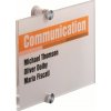 Durable Informačná tabuľka Crystal Sign 210 x 148 mm