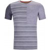 Ortovox pánske funkčné tričko 185 Rock'N'Wool short sleeve šedá