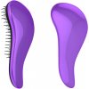 Detangler Metallic Purple rozčesávacia kefa na vlasy s rukoväťou