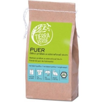 Puer – bieliaci prášok a odstraňovač škvŕn na báze kyslíka Tierra Verde 250g