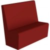 Čalúnená sedačka CUBE MEET SOFA veľká, 130x68x120 cm, basic - 1 kus - 1 KS - basic - Hobis - 97 x 97 x 230 cm HOBIS