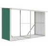 Prístrešok na drevo G21 WOH 682 - 302 x 119 cm, zelený