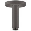 Sprchové rameno Hansgrohe strop kartáčovaný čierny chróm 27393340