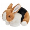 Plyšová Hračka Králik Hnedo-Čierno-Biely Zajačik - 18cm