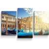 Sablio Obraz - 3-dílný Gondola - 75x50 cm