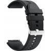 SmartFit Silikónový remienok k hodinkám / čierny / šírka 22mm / 661043