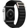 ESES 1530003171 - Alpský tah pro Apple Watch - Černý, 42mm/44mm/45mm/49mm
