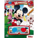 Kniha 3D OM Mickeyho klubík JM