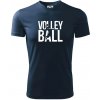 Volleyball nápis - Pánske tričko Fantasy športové - 2XL ( Tmavomodrá (takmer čierna) )