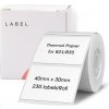 Niimbot štítky R A2A88658401, 40x20mm 320ks Biele pre B21, B21S, B3, B1S