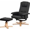 Autronic TV-5010 GREY2 relax kreslo, antracitová látka