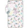 Jerry Fabrics Prestieradlo Lilo and Stitch Leaves 90x200x25 cm