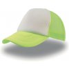 Atlantis Headwear Kšiltovka Rapper, 5 panelová, síťovaná COT332070p6299-yellow fluo UNI Žlutá fluorescent