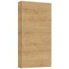 Roca Extra skrinka 40x12.6x80 cm bočné závesné dub A857957464