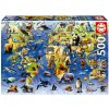 Puzzle One Hundred Endangered Species Educa 500 dielov a Fix lepidlo