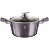 BERLINGERHAUS Kastrol s poklicí s mramorovým povrchem 20 cm Carbon PRO Line BH-6892