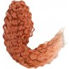 Ariel brčky kučeravé Crochet Braids hrdzavá ombré: 55cm 300g