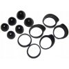 Gumičky MKF kQamil pre Samsung Galaxy Buds, čierne, 12 kusov
