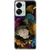 Odolné silikónové puzdro iSaprio - Dark Flowers - OnePlus Nord 2T 5G