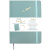 Notes Luxi bodky A5 lamino tyrkysová