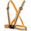 Canis VIZWELL CROSS Reflexný elastický kríž Oranžová