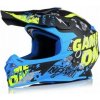 NAXA C9/R motokrosová prilba čierno-modrá FLUO matná XL 61-62