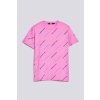 Karl lagerfeld tričko AOP FUTURE LOGO T SHIRT ružová