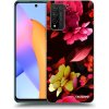 Picasee silikónový prehľadný obal pre Honor 10X Lite - Dark Peonny