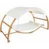 tectake 405345 hojdacia sieť locarno pre 2 osoby 328x160x171,5cm - týková