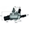 MAHLE ORIGINAL Termostat chladenia TI14388