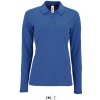 SOL´S PERFECT LSL / Dámska polokošeľa s dlhým rukávom - royla blue S