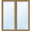 Aron Basic dvojkrídlové so štulpom biele/zlatý dub 1450 x 1900 mm