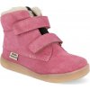 Mido shoes Barefoot detské zimné topánky Mido - Flamingo ružove