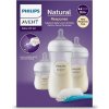 Avent Philips SCD837/12 sada 3 fľašiek Natural + kefka